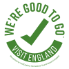 We're Good to Go logo, from Visit England